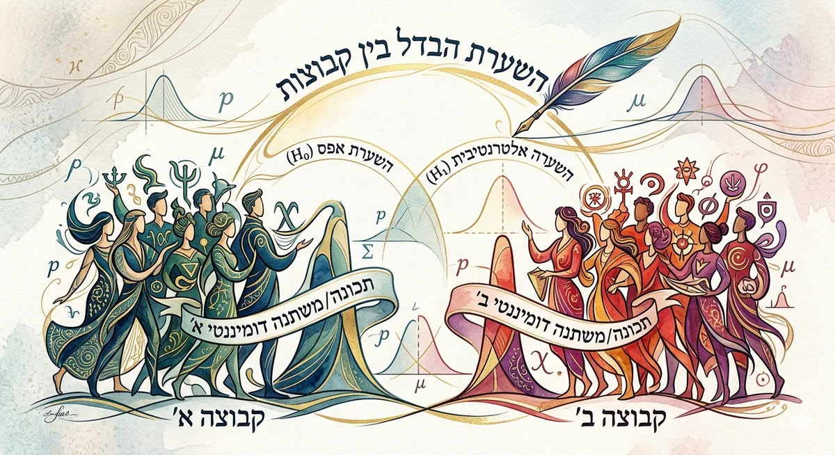 הבדלים בין קבוצות